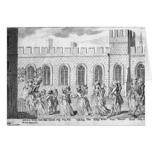 王ジョージ三世およびシャーロット女王 (正面横)