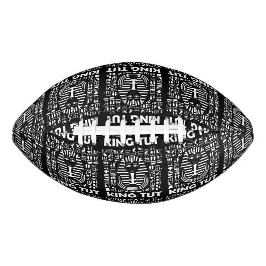 王タットファローエジプト象形文字アルファベット アメリカンフットボール (正面)