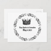 王チャールズ111戴冠式2023年5月6王室の日 ポストカード (正面/裏面)