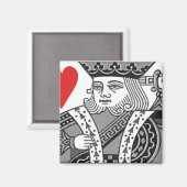 王ハート マグネット (正面/裏面)