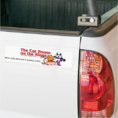 王バンパーステッカーの猫の家 バンパーステッカー (トラック上)