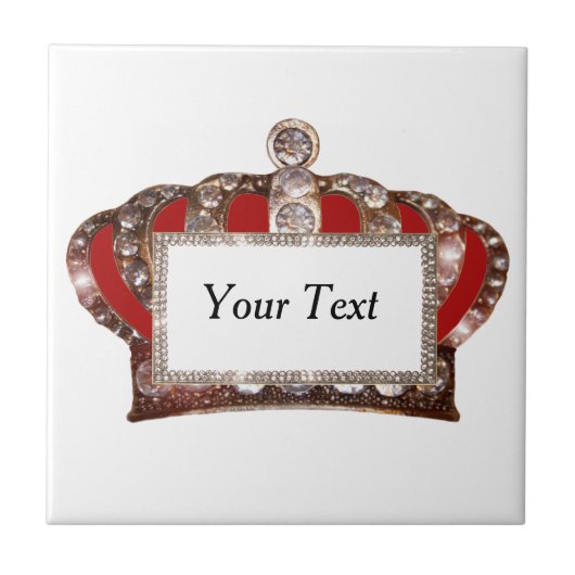 王パーソナライズされた冠 タイル (正面)