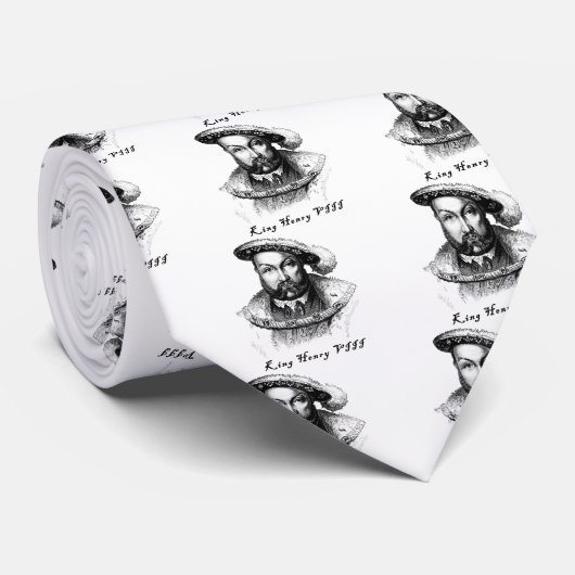王ヘンリー八世のポートレートのTシャツ、トートバック ネクタイ (ロール)
