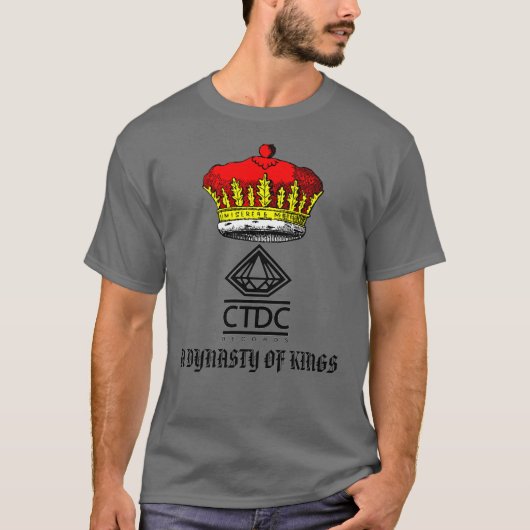 王メンズTシャツのCROWN (CTDC)王朝 Tシャツ (正面)