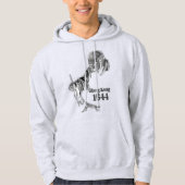 王ラング1644白色 パーカ (正面)