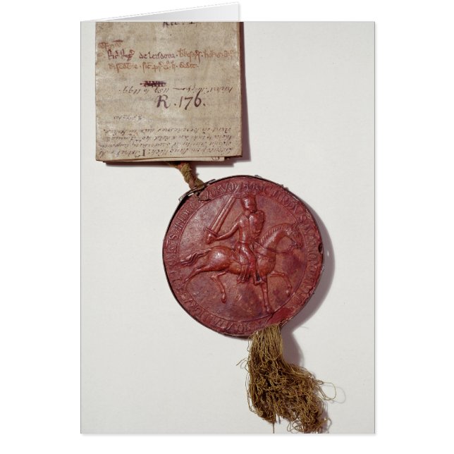 王リチャード一世のシール (正面)