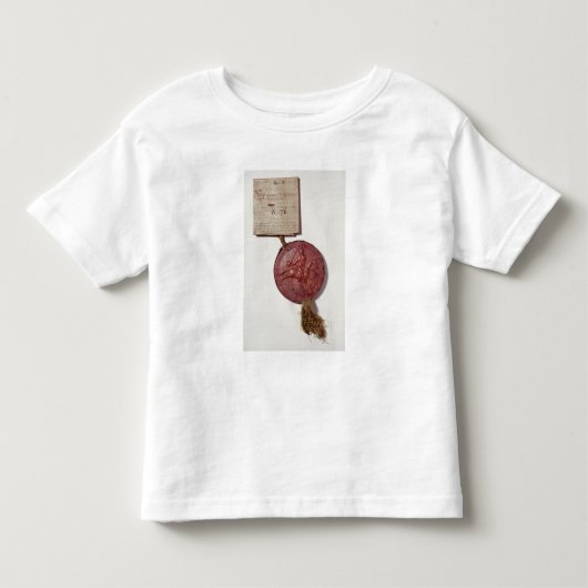 王リチャード一世のシール トドラーTシャツ (正面)