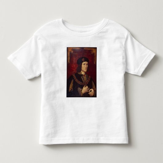 王リチャード三世のポートレート トドラーTシャツ (正面)