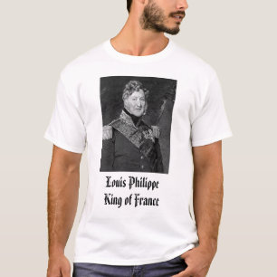王ルイPhillippe、フランスのルイPhilippe Tシャツ