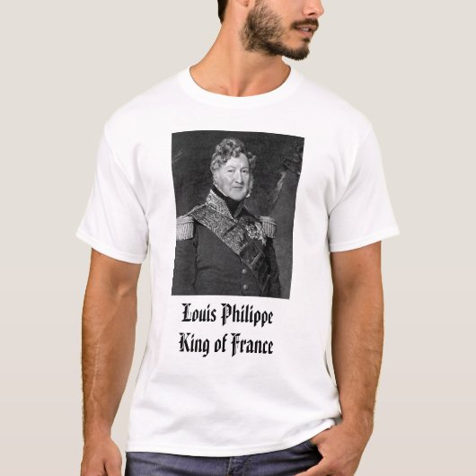 王ルイPhillippe、フランスのルイPhilippe Tシャツ (正面)