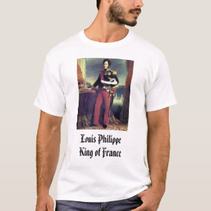 王ルイPhillippe、フランスのルイPhilippe Tシャツ