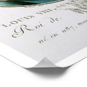 王ルライオンというルイ8世のポートレート ポスター (角)