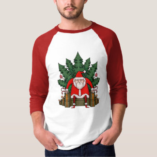 王位のクリスマスのセーターのフード付きスウェットシャツおよび多くのサンタ Tシャツ