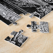 王位の王冠犬のダックスフント ジグソーパズル (側面)