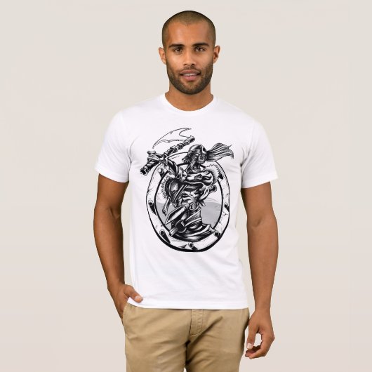 王位の白い歩行者のTシャツのゲーム Tシャツ (正面フル)