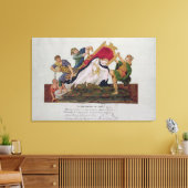 王位の転覆の寓話 キャンバスプリント (インサイチュ (リビング))