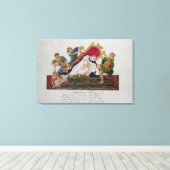 王位の転覆の寓話 キャンバスプリント (インサイチュ (ウッドフロア))