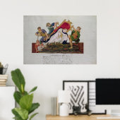 王位の転覆の寓話 ポスター (ホームオフィス)