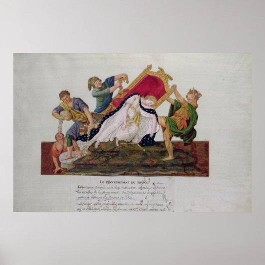 王位の転覆の寓話 ポスター (正面)