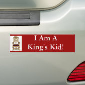 王位、私は王のですKid! バンパーステッカー (車上)