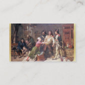 王党派、c.1789 名刺 (裏面)