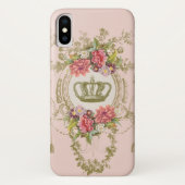王冠および花 Case-Mate iPhoneケース (裏面)