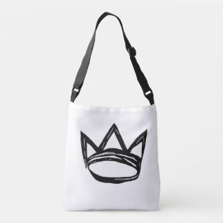 王冠が付いている十字の遺体袋 クロスボディバッグ