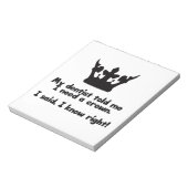 王冠が必要だ ノートパッド (回転)