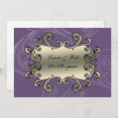 王冠が盛感謝している 招待状 (正面/裏面)