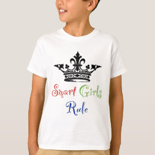 王冠との頭が切れるな女の子の規則… Tシャツ