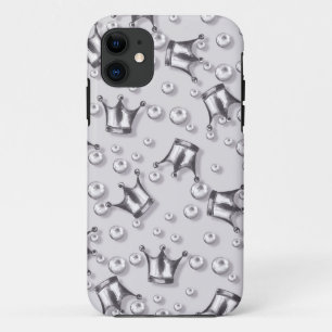 王冠と真珠 iPhone 11 ケース