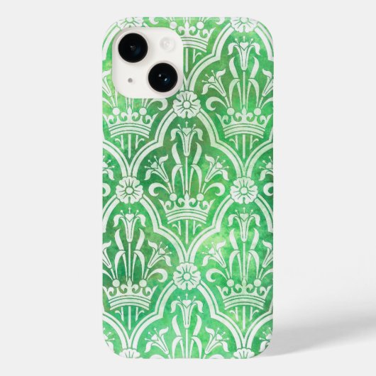 王冠と花を持つ紋章 Case-Mate iPhoneケース (裏面)