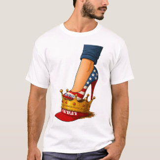 王冠にハイヒールは似合わない Tシャツ