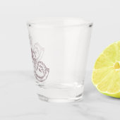 王冠に白鳥 ショットグラス (右)