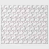 王冠に白鳥 ラッピングペーパー (フラット)