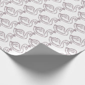 王冠に白鳥 ラッピングペーパー (角)