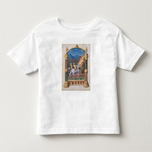 王冠のための戦争のデイヴィッドそしてAbsalom トドラーTシャツ (正面)