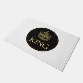 王冠のエンブレム王室の ドアマット (アングル)