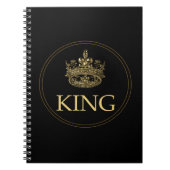 王冠のエンブレム王室の ノートブック (正面)