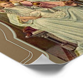 王冠のクイーン天国乳児イエズホールディンググローブ ポスター (角)