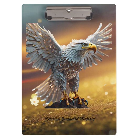 「王冠のクリスタルイーグル」 クリップボード (正面)