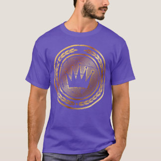 王冠のシンボルが可笑しい Tシャツ