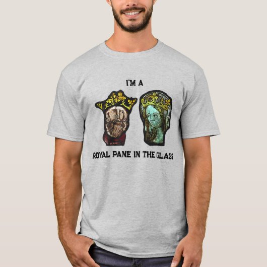 王冠のステンドグラス Tシャツ (正面)