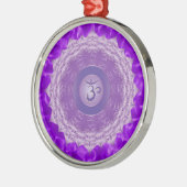 王冠のチャクラのオーナメント メタルオーナメント (左)