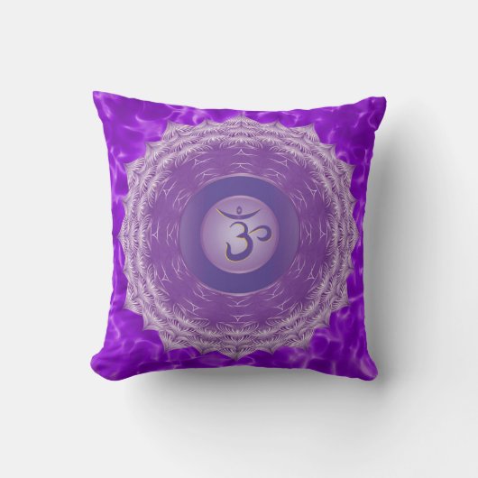 王冠のチャクラの装飾用クッション クッション (正面)