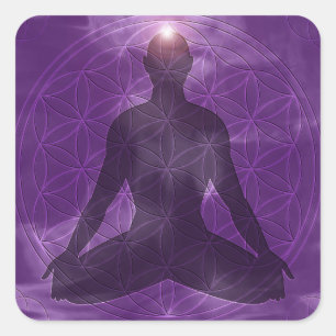 王冠のチャクラSahasrara スクエアシール