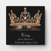王冠のページェントの額 フォトプラーク (正面)