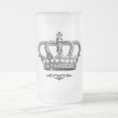 王冠のマグ フロストグラスビールジョッキ (中央)