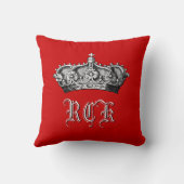 王冠のモノグラムの豪奢なTouch クッション (裏面)