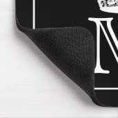 王冠のモノグラム マウスパッド (コーナー)